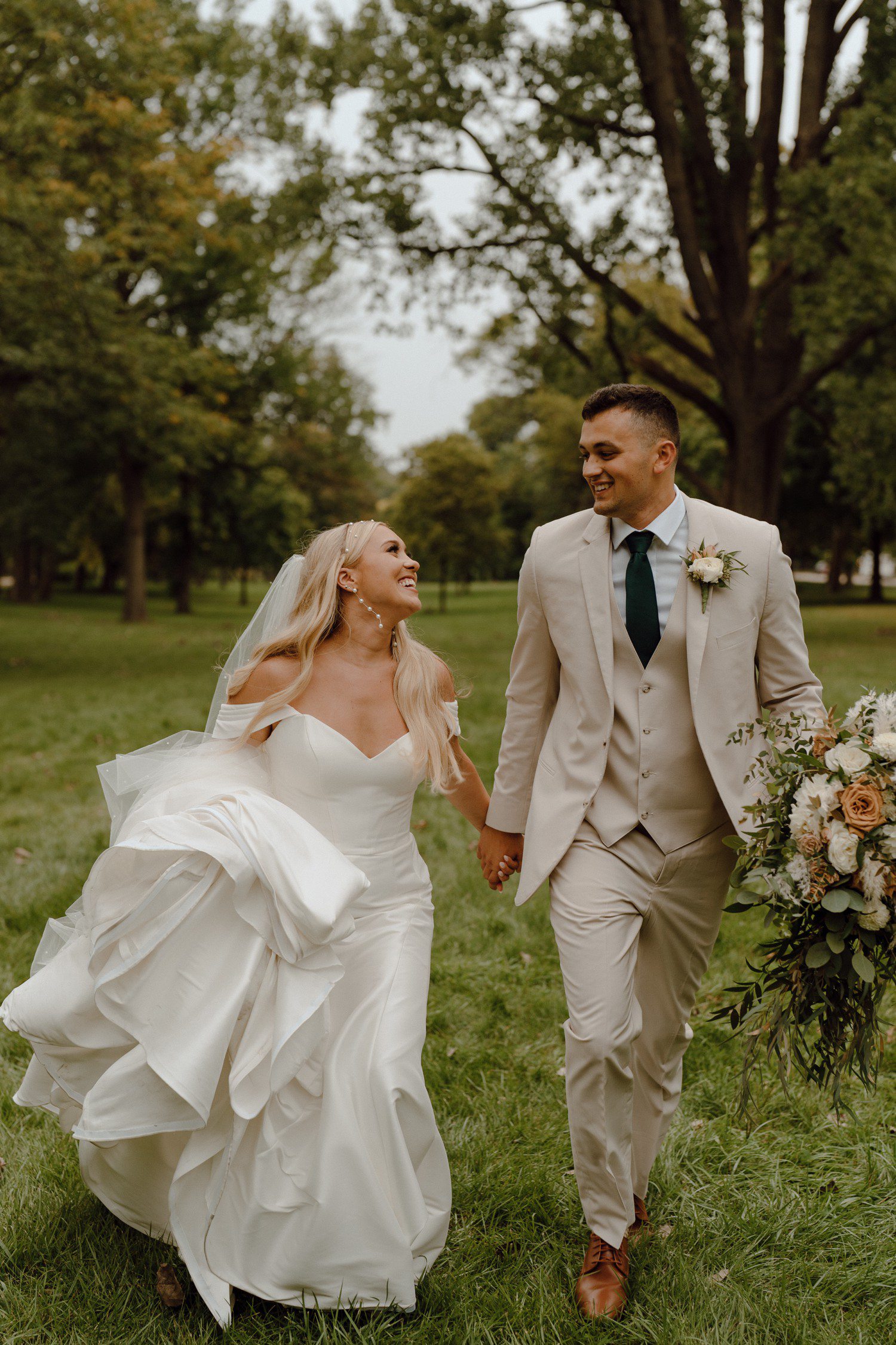 Wedding photos near downtown Grand Rapids.