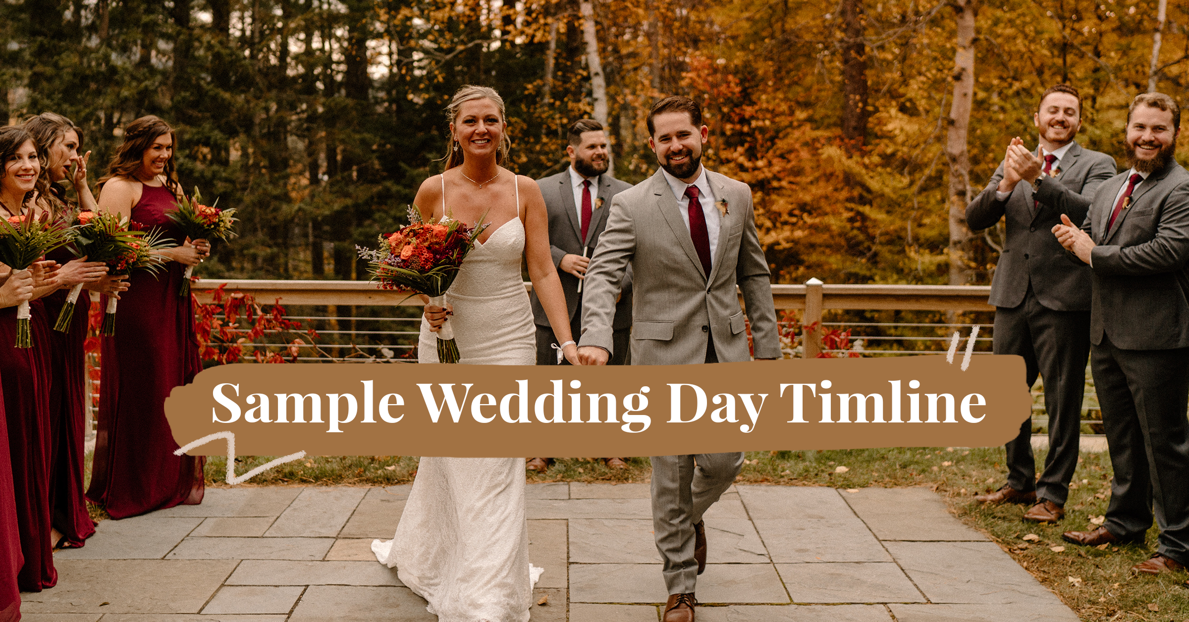 Sample Wedding Day Timeline