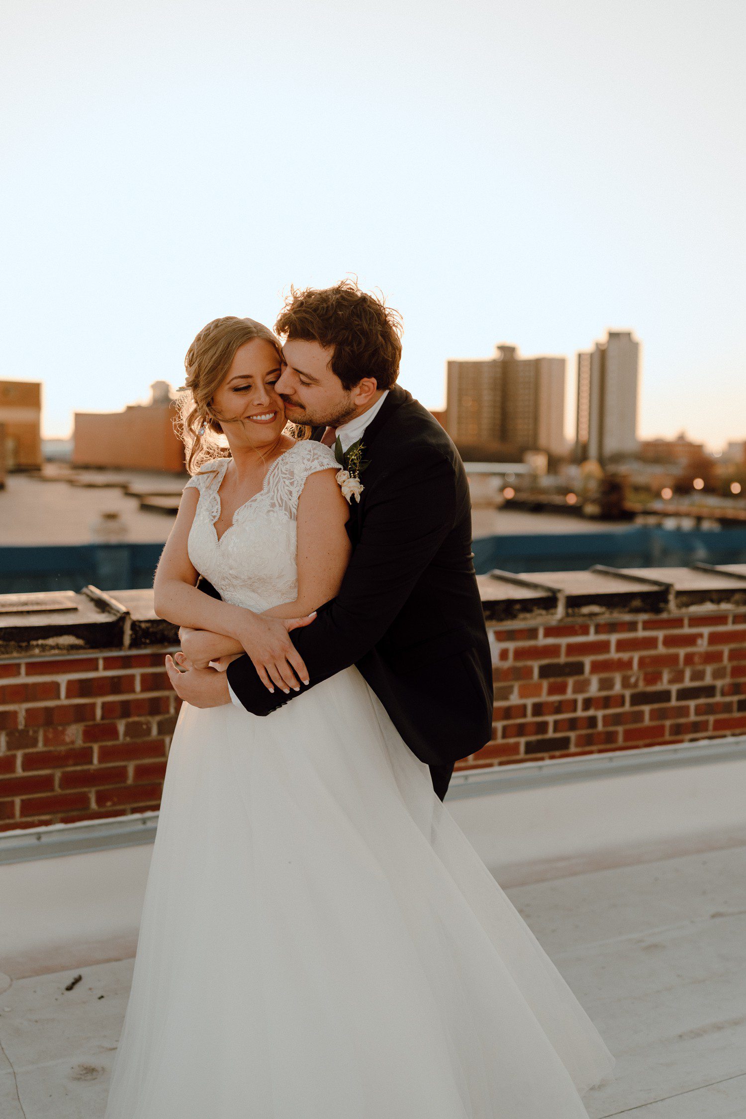 Chicago Wedding Photographer Rooftop photos