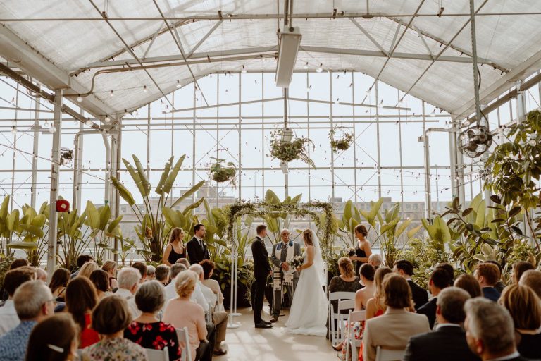 Greenhouse Wedding at Downtown Market Grand Rapids Cassidy Lynne
