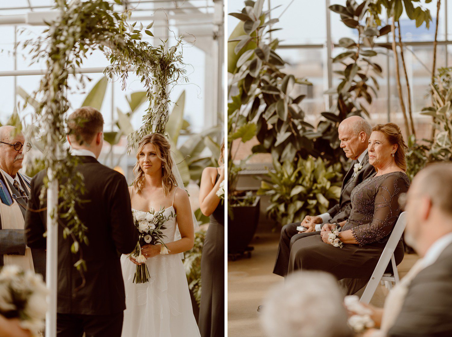 Greenhouse Wedding Ceremony at Downtown Market Grand Rapids