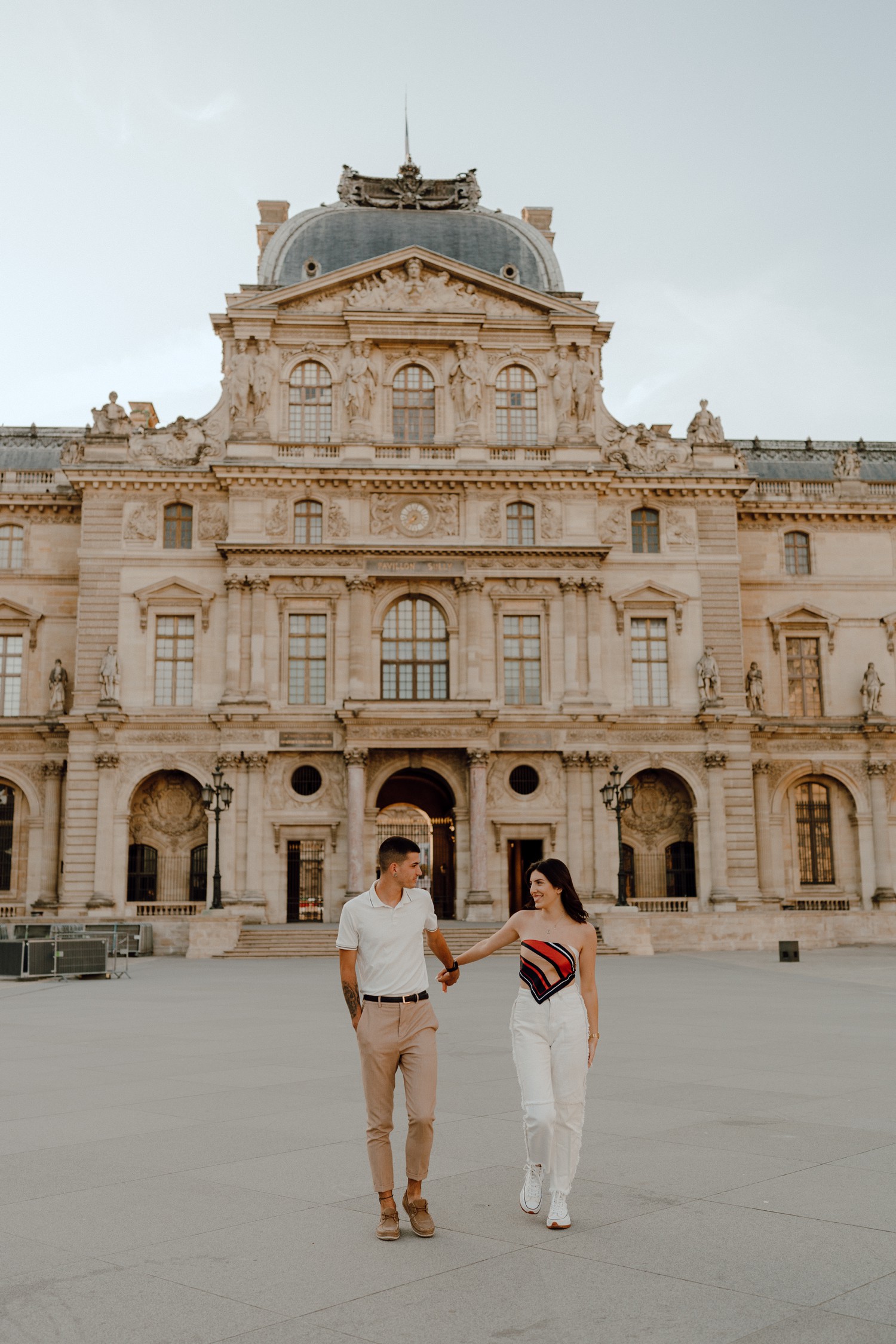 Couples Photos at the Louvre Museum