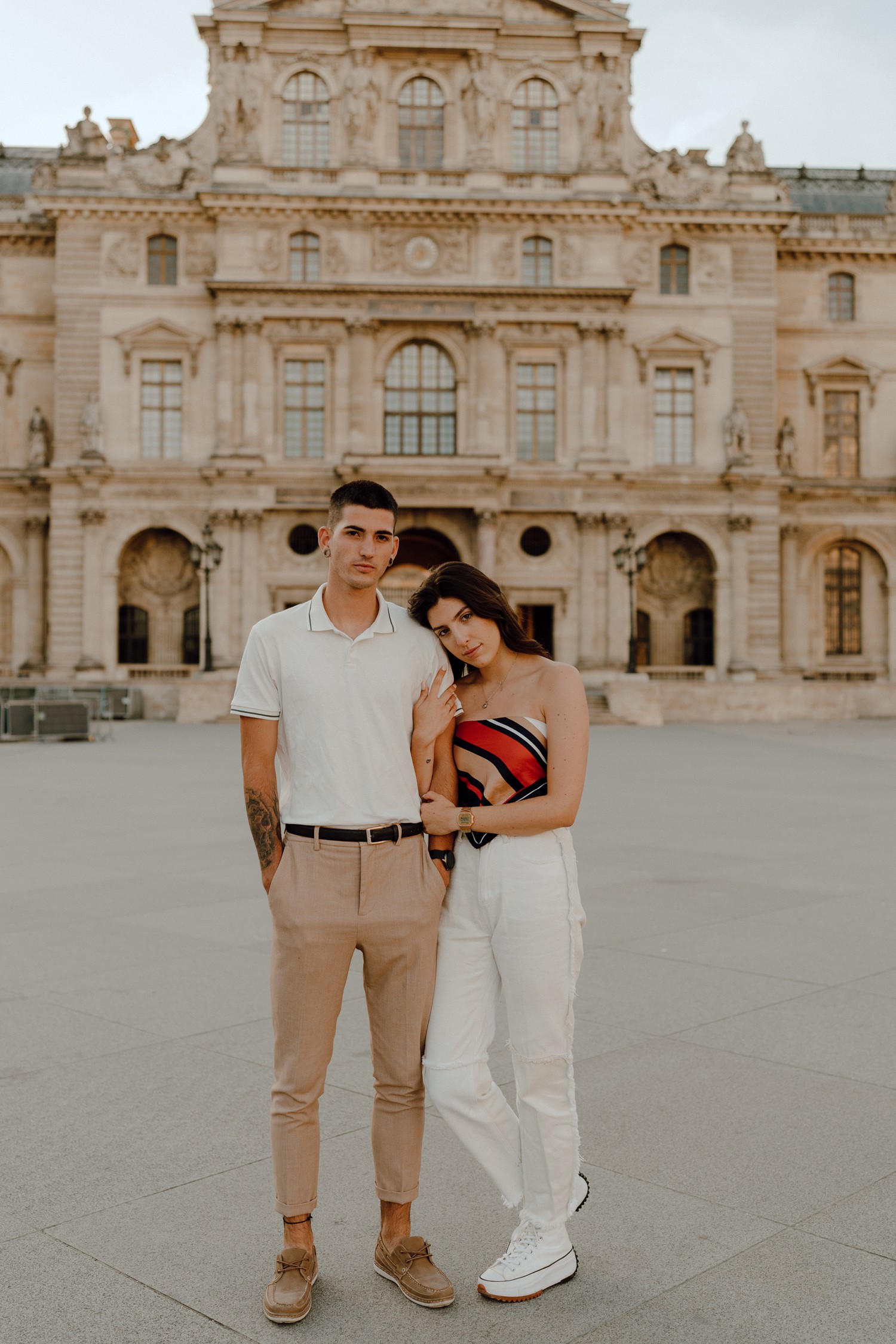Couples Session at the Louvre Museum