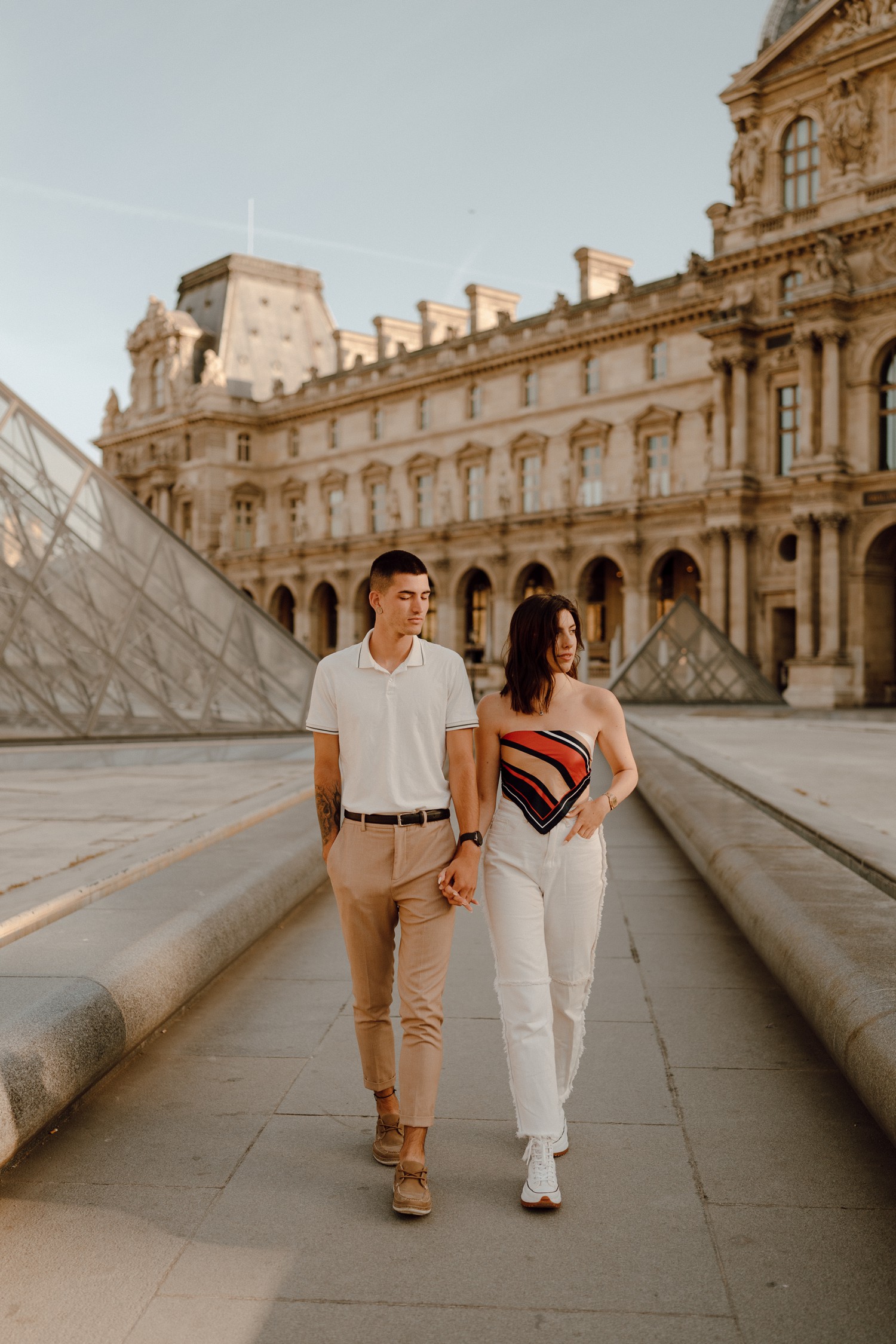 Couples Photos at the Louvre in Paris France