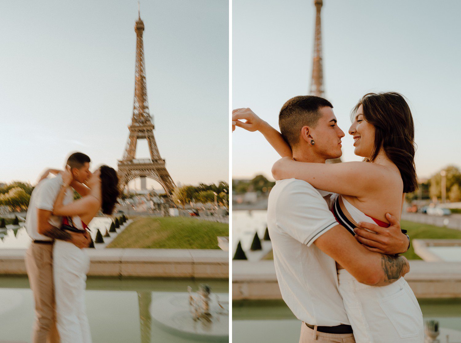 Couples Photos at the Eiffel Tower in Paris