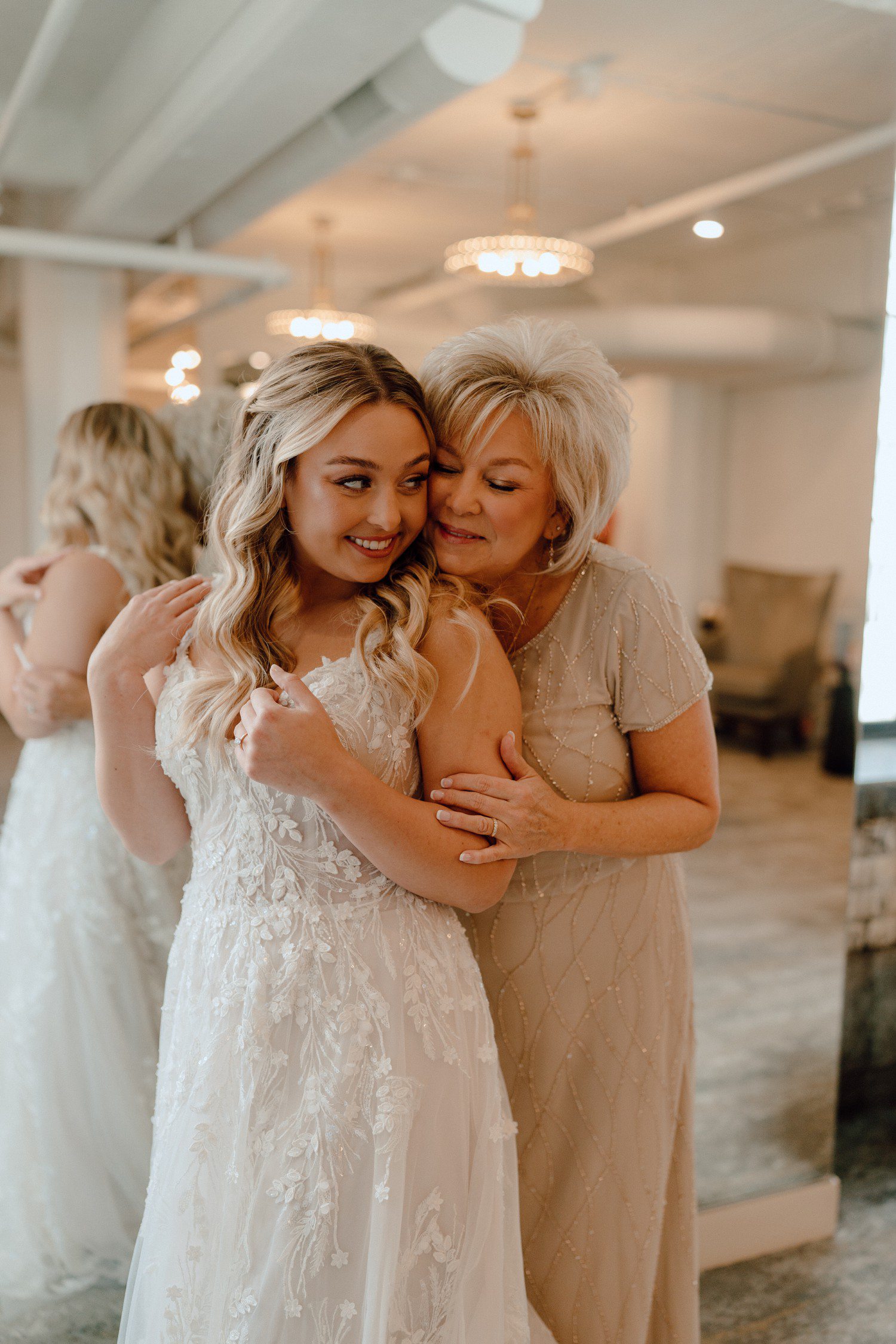 Bride and Mom at High Five GR
