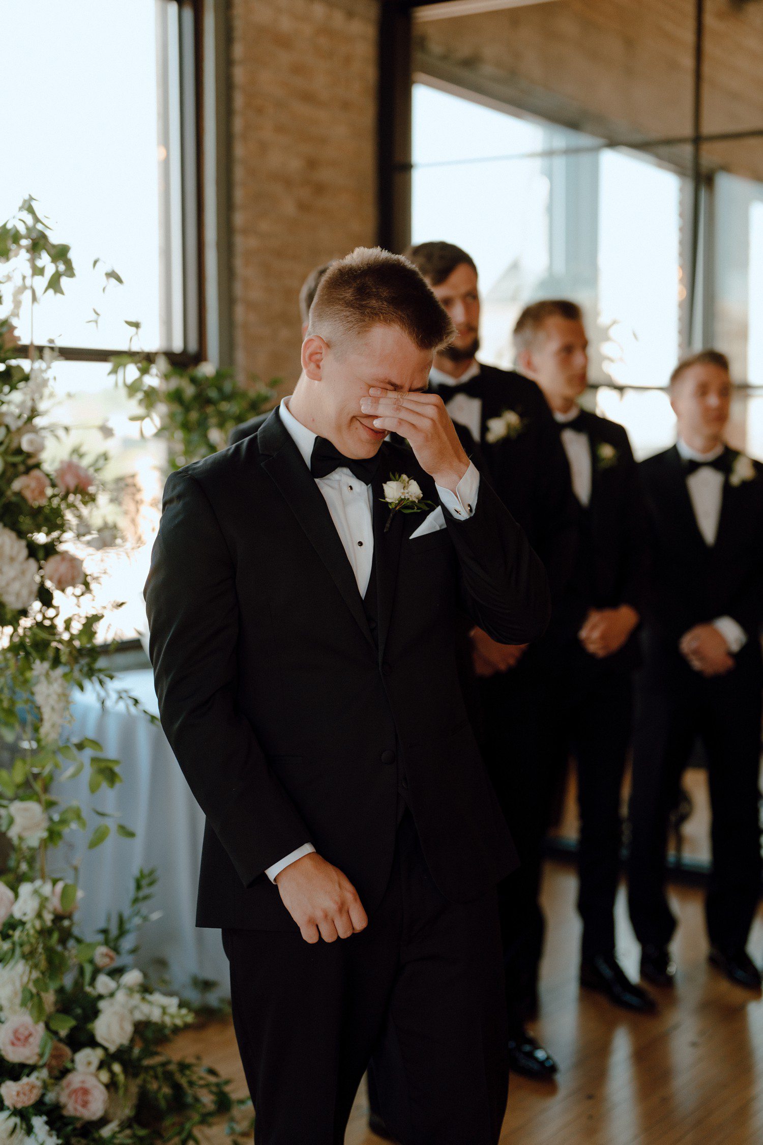Groom Wedding Reaction The High Five GR