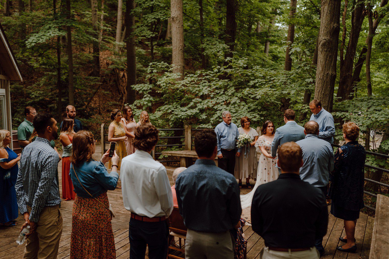 Lake Michigan Forest Wedding at Kirk Park Lodge