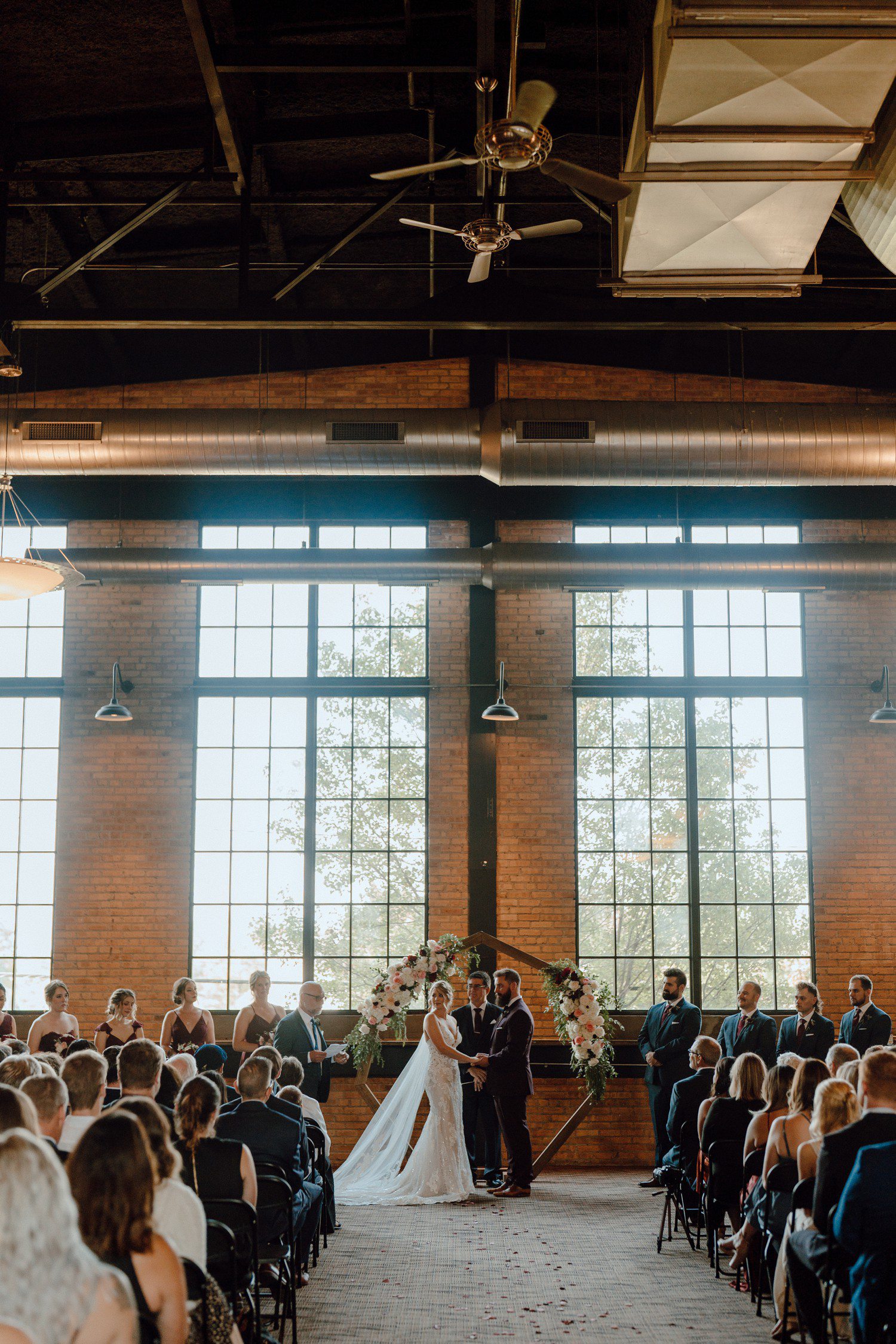 Wedding Ceremony at New Vintage Place Grand Rapids 