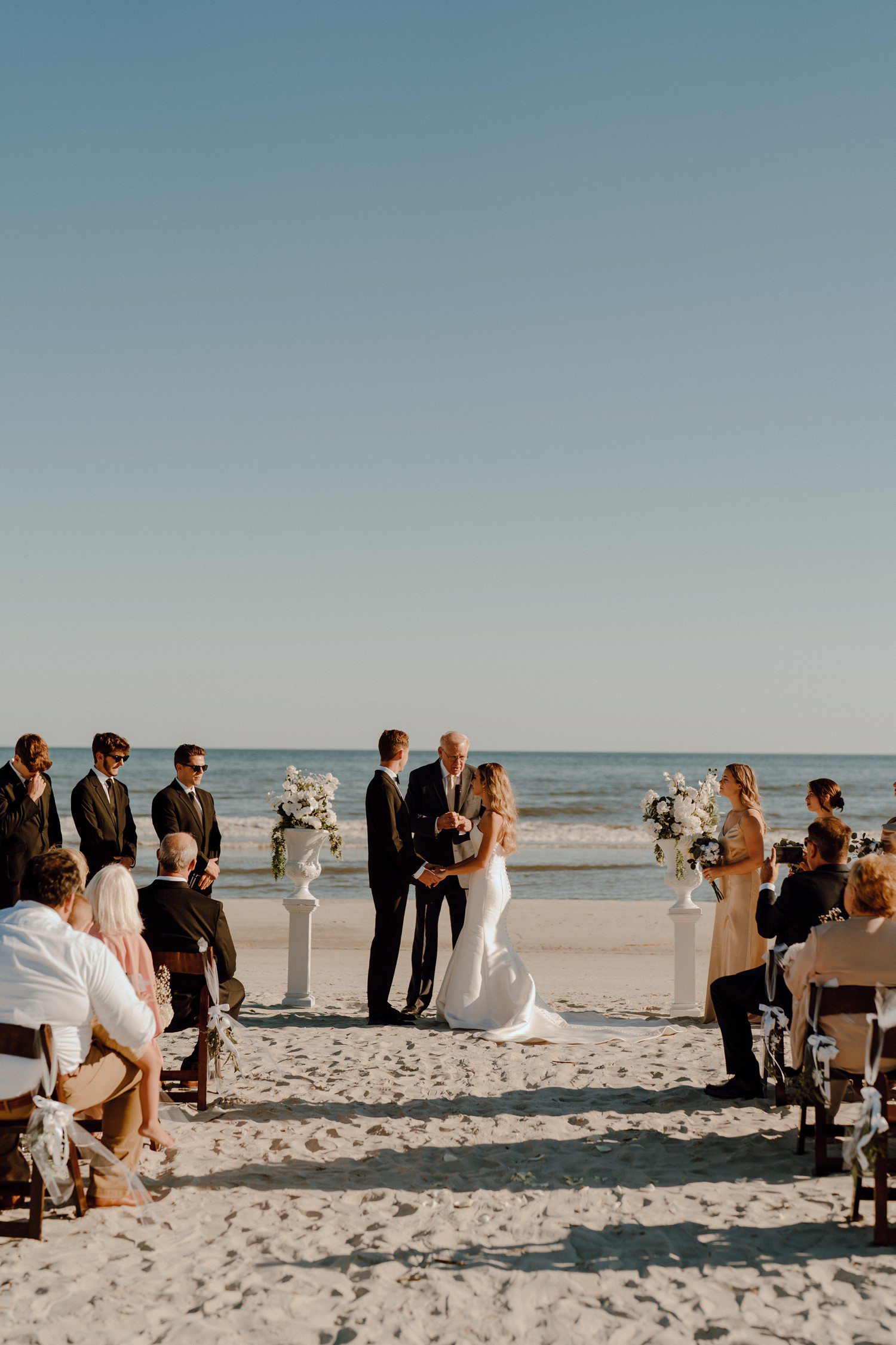 Hilton Head South Carolina Beach Wedding Ceremony