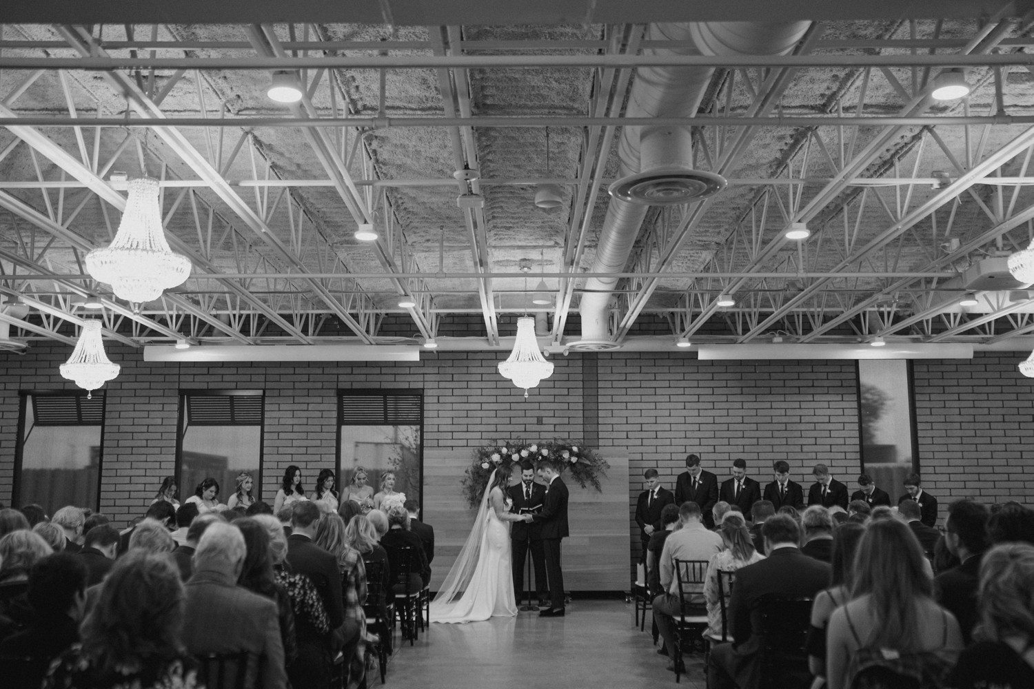 Wedding Ceremony at Port 393 in Holland MI