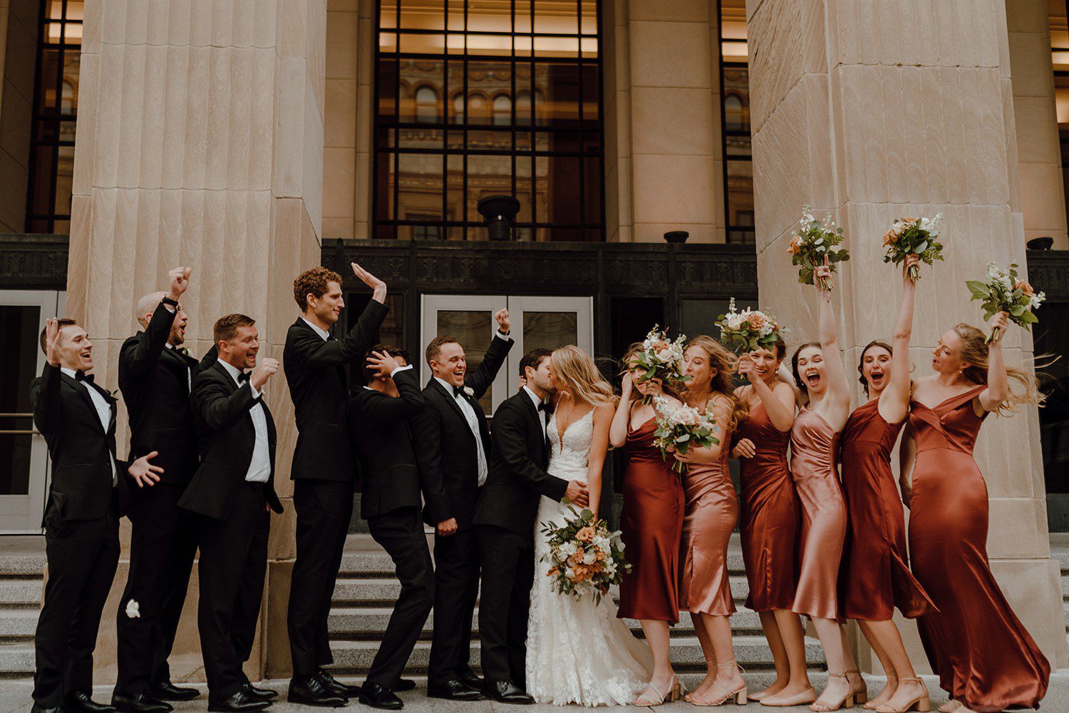 Wedding Party Photos in Grand Rapids 
