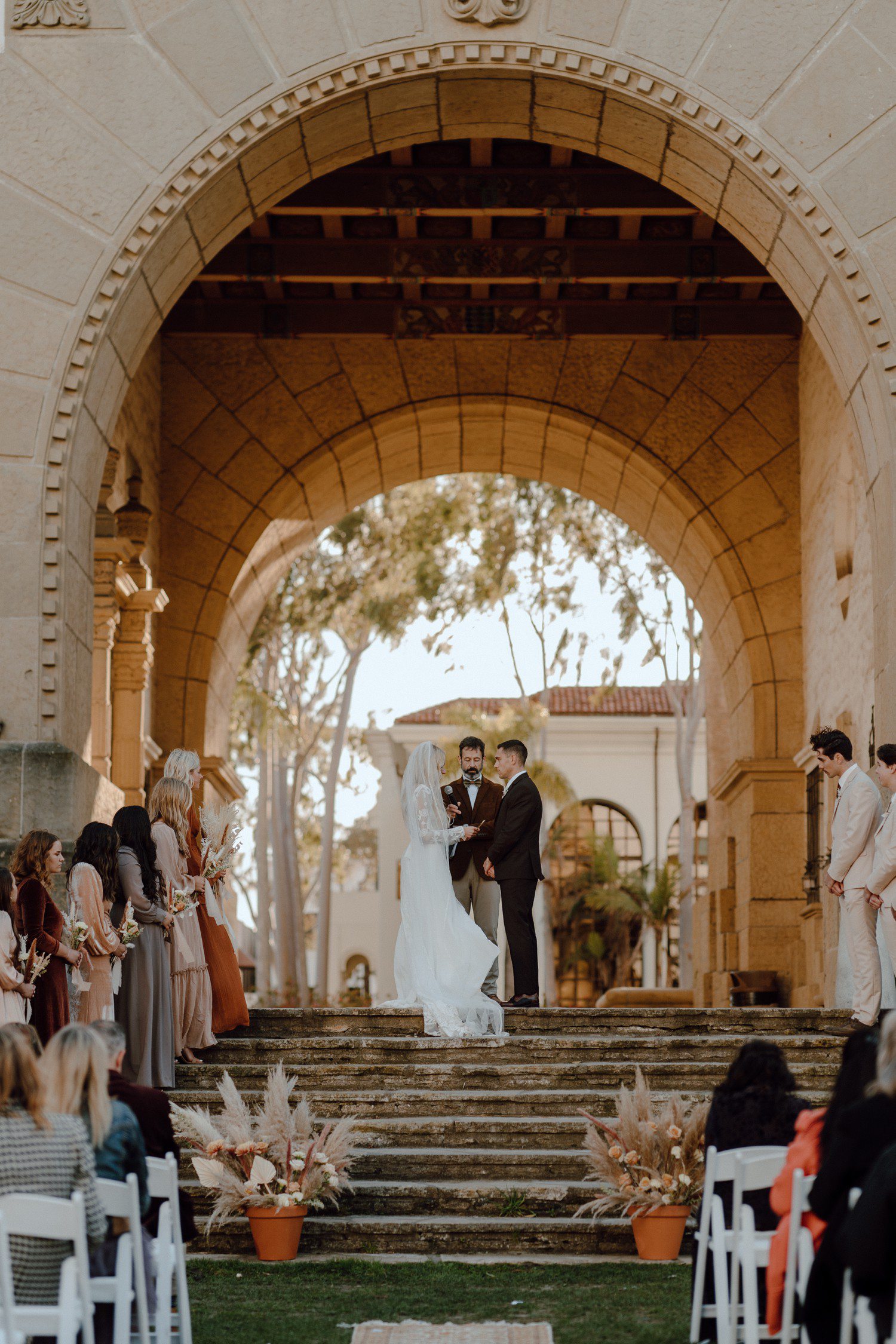 Wedding at Santa Barbara Courthouse California 