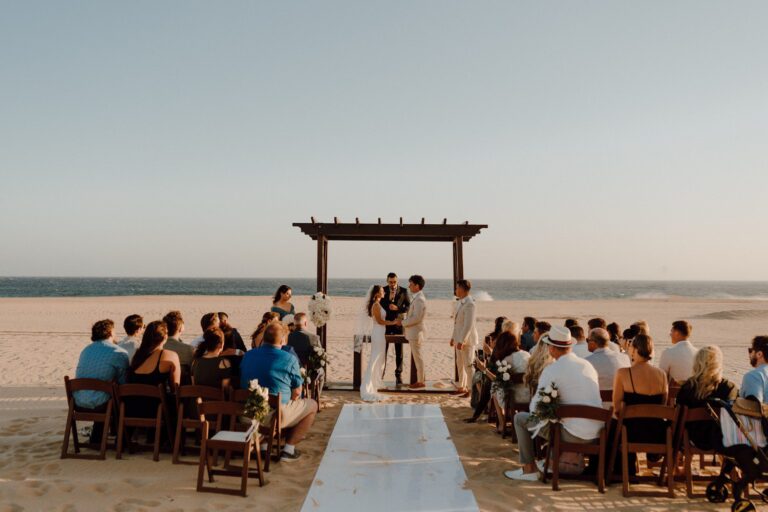 Destination beach wedding in los cabos cassidy lynne photo