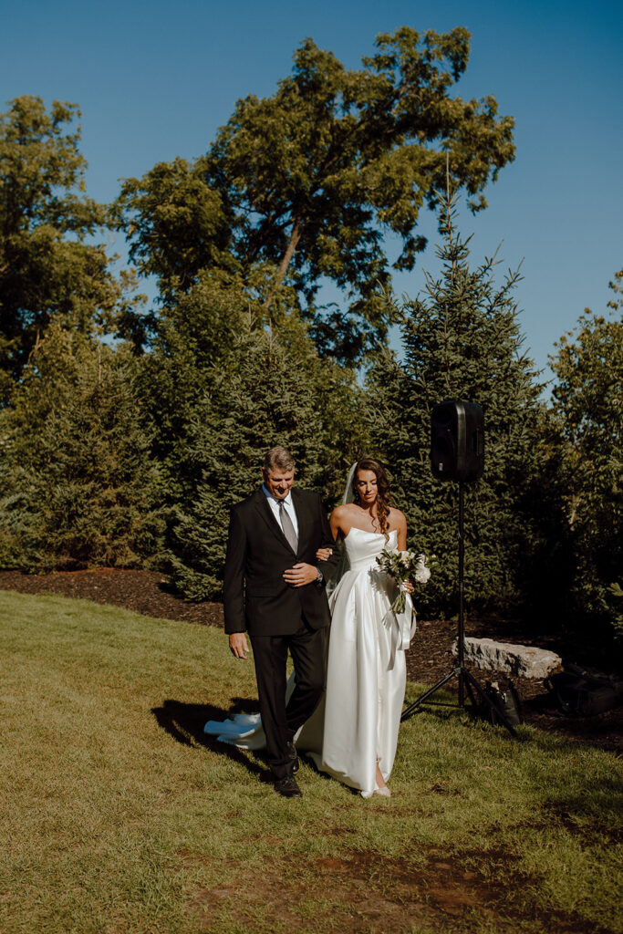 stunning bride at her ethereal intimate wedding