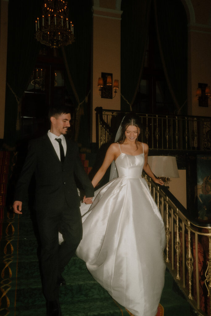 happy couple at their elopement photoshoot