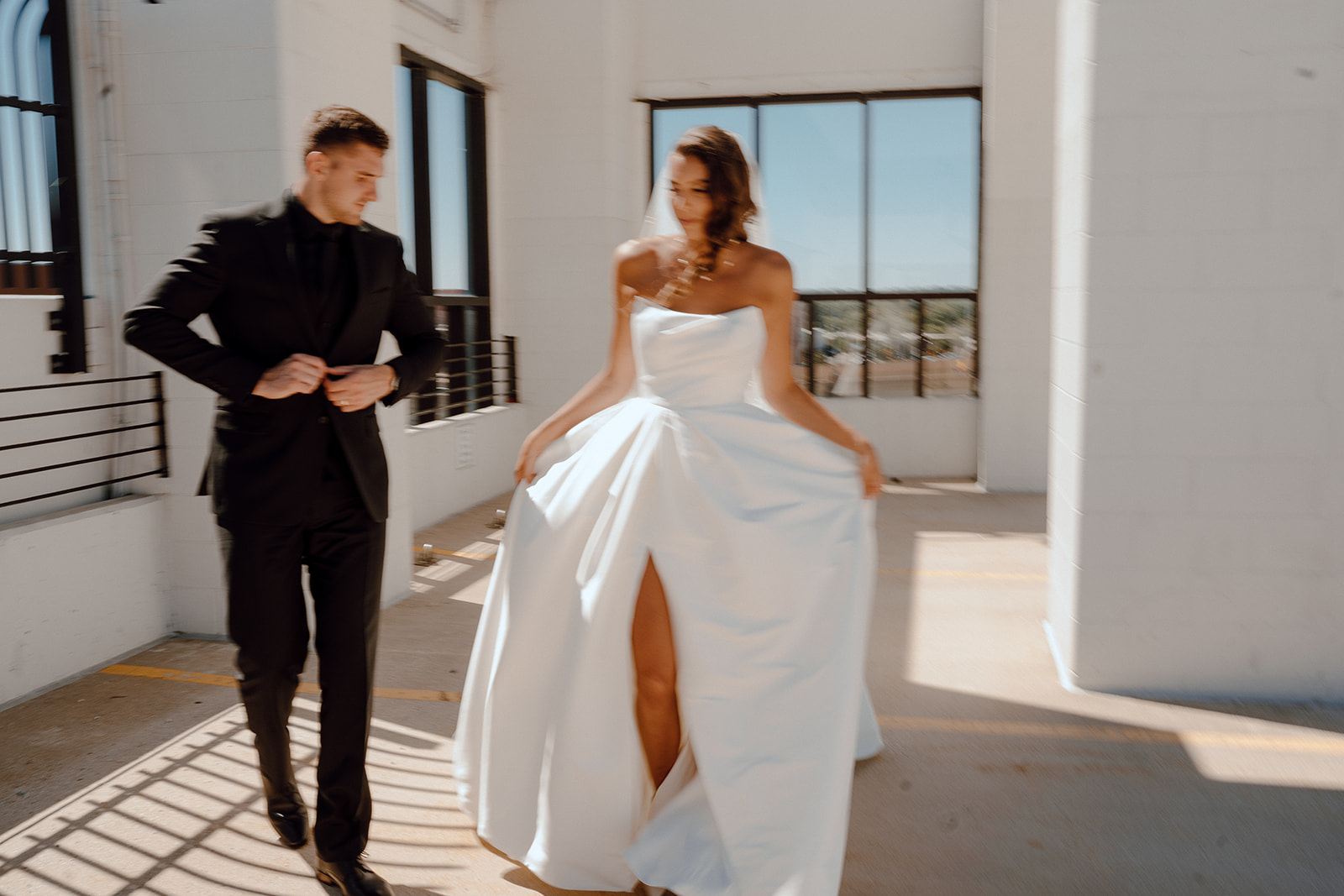 stunning portrait of the bride and groom