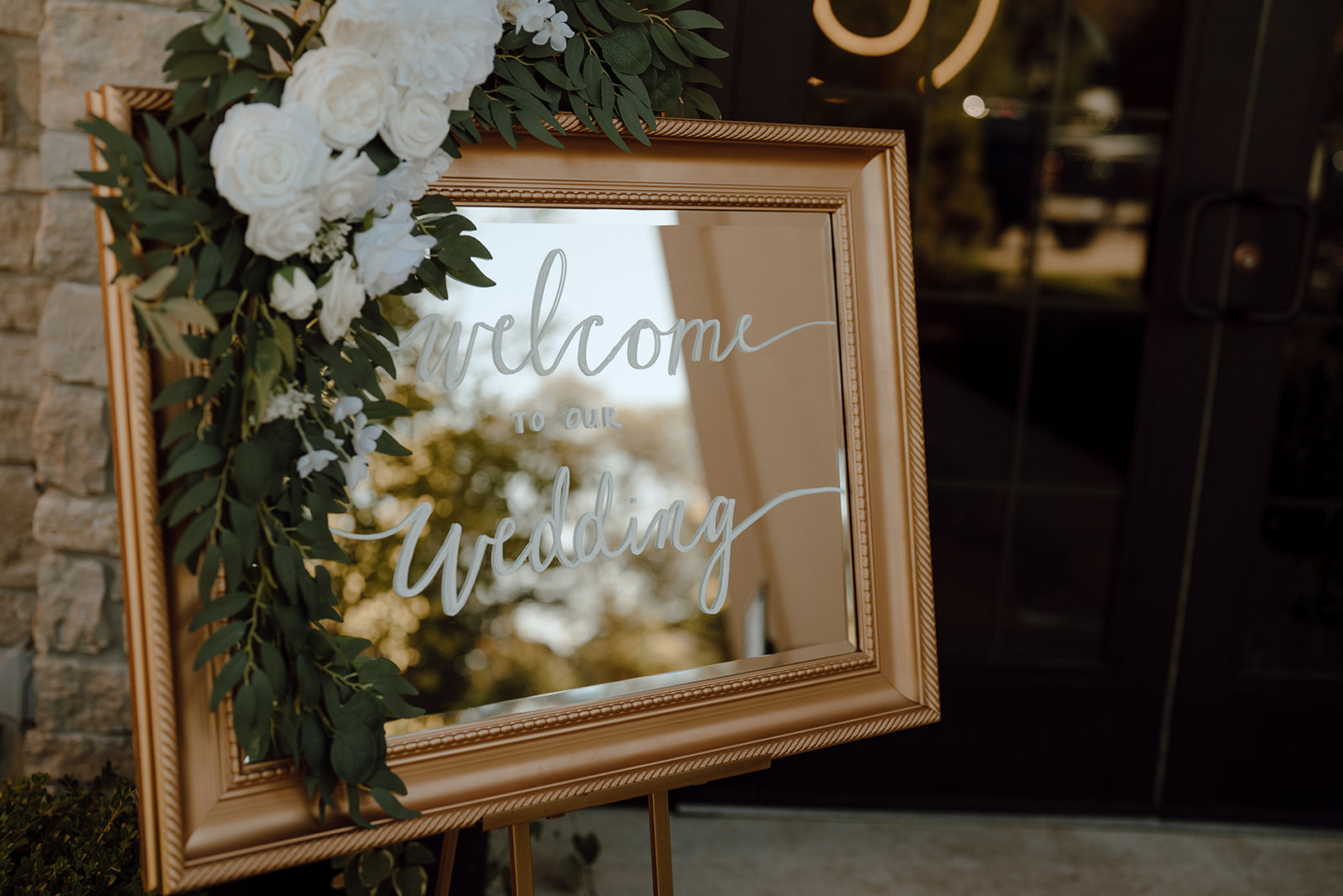 cute ceremony welcome sign