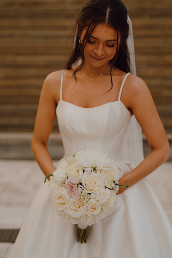 stunning portrait of the bride