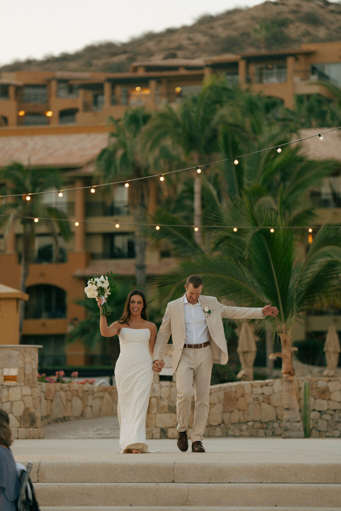 bride and groom at their wedding reception