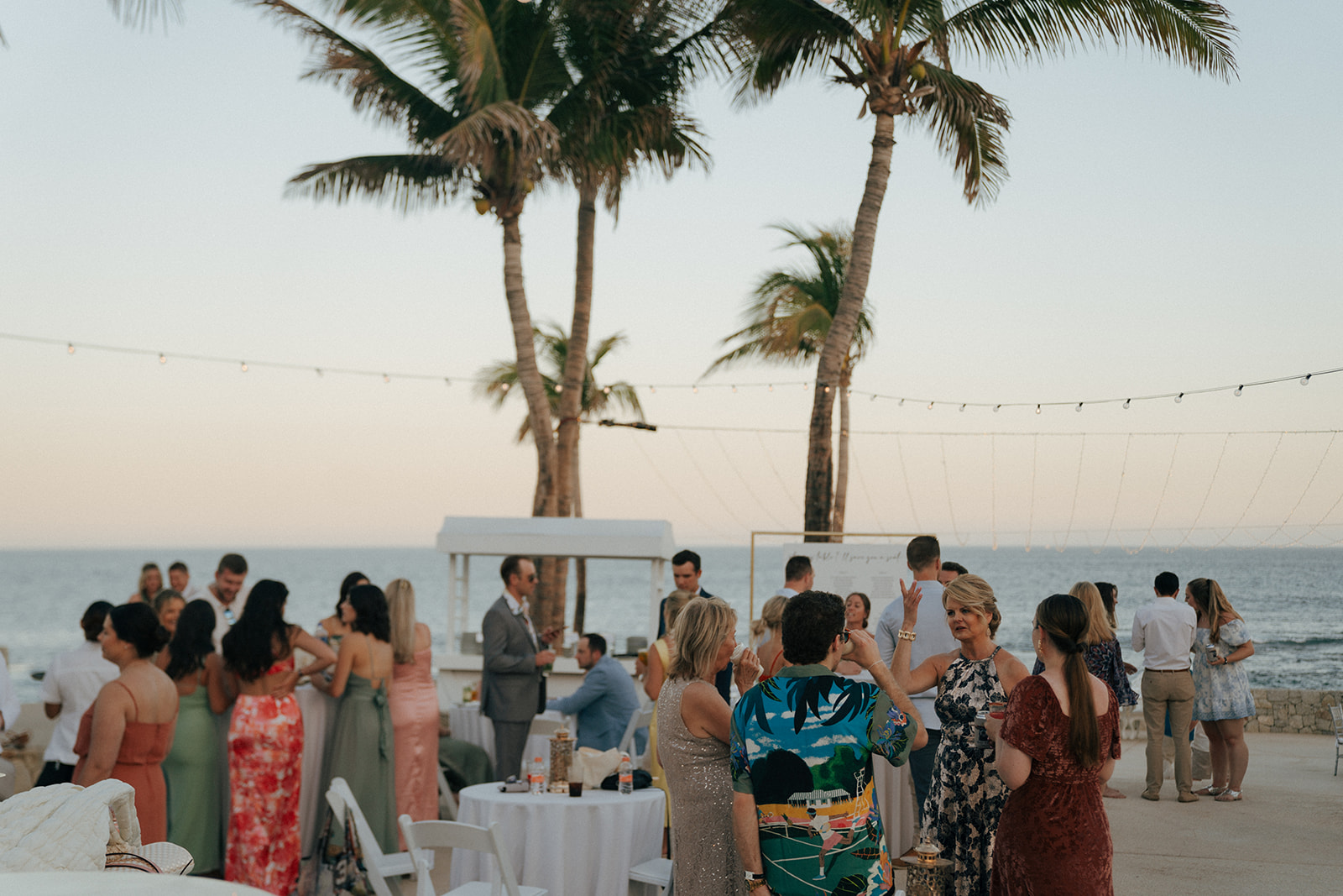 guests at the stunning wedding reception