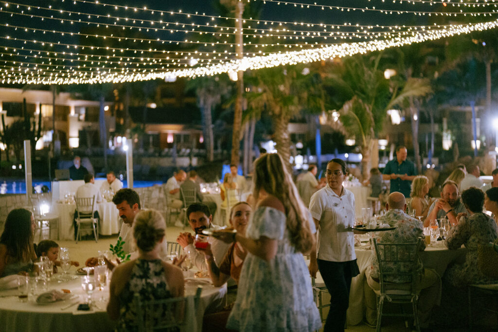 bride and groom at their wedding reception