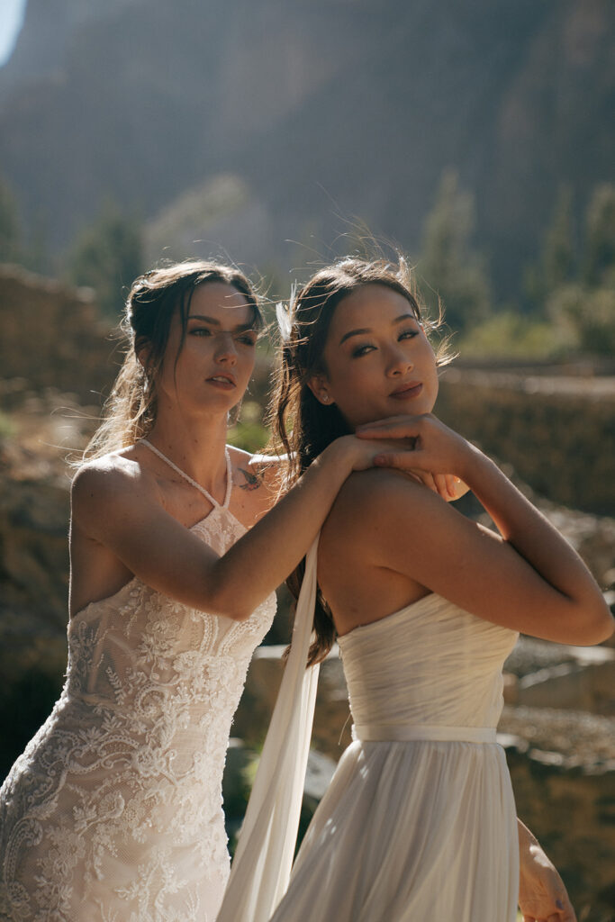 sister portrait in peru