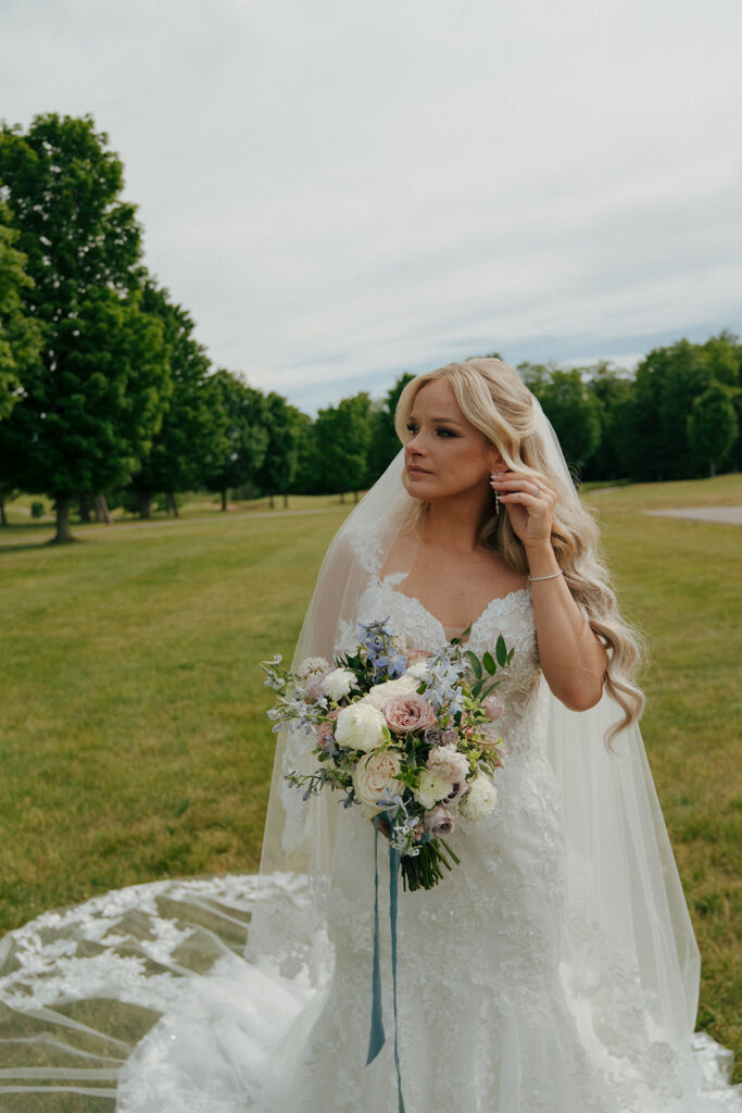 portrait of the bride