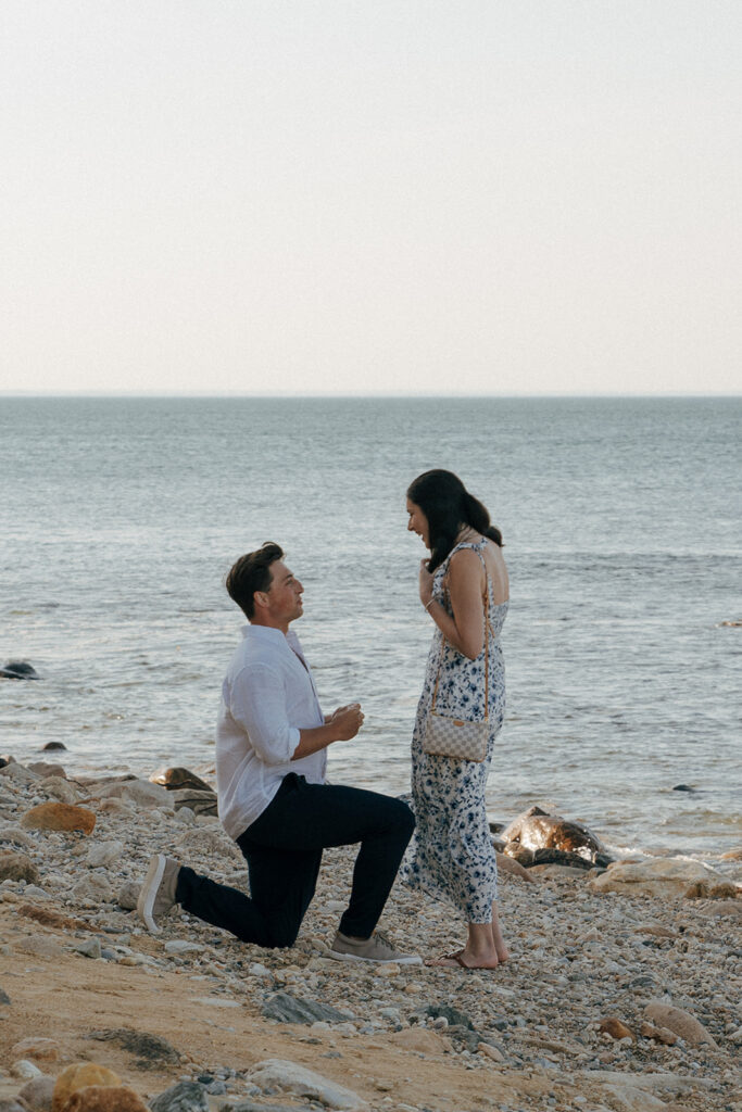 beautiful beach engagement session