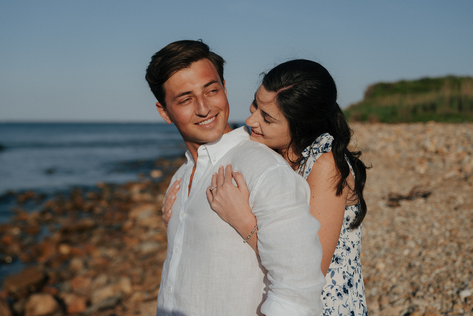 Timeless Engagement Session at Montauk Point Lighthouse