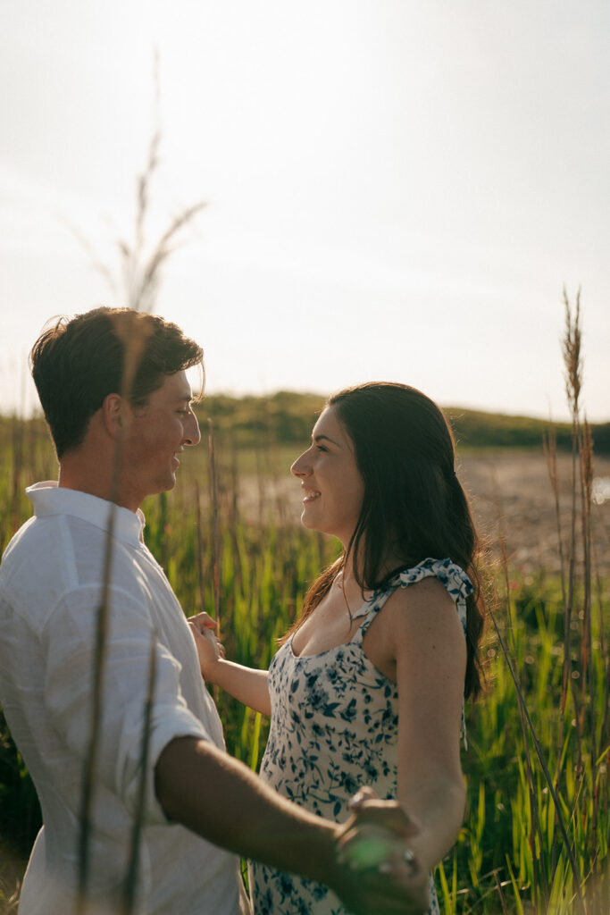 couple looking at each other