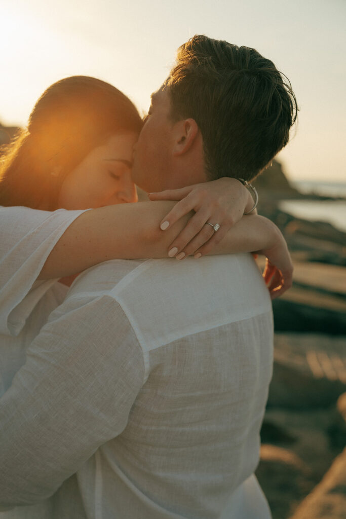 Timeless Engagement Session at Montauk Point Lighthouse