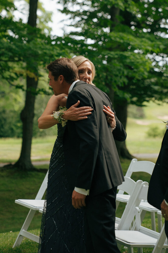 groom at this colorful wedding ceremony