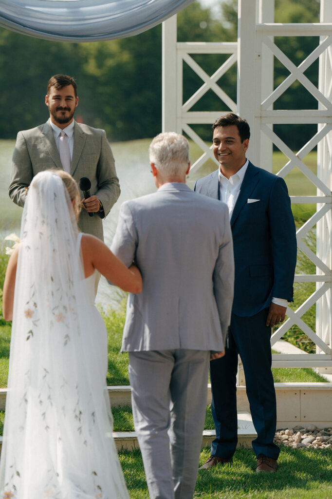 Colorful Summer Wedding at Third Coast Community Church, MI