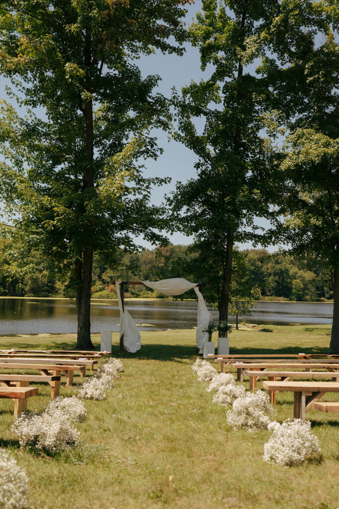 Candid Backyard Wedding in Davison, MI