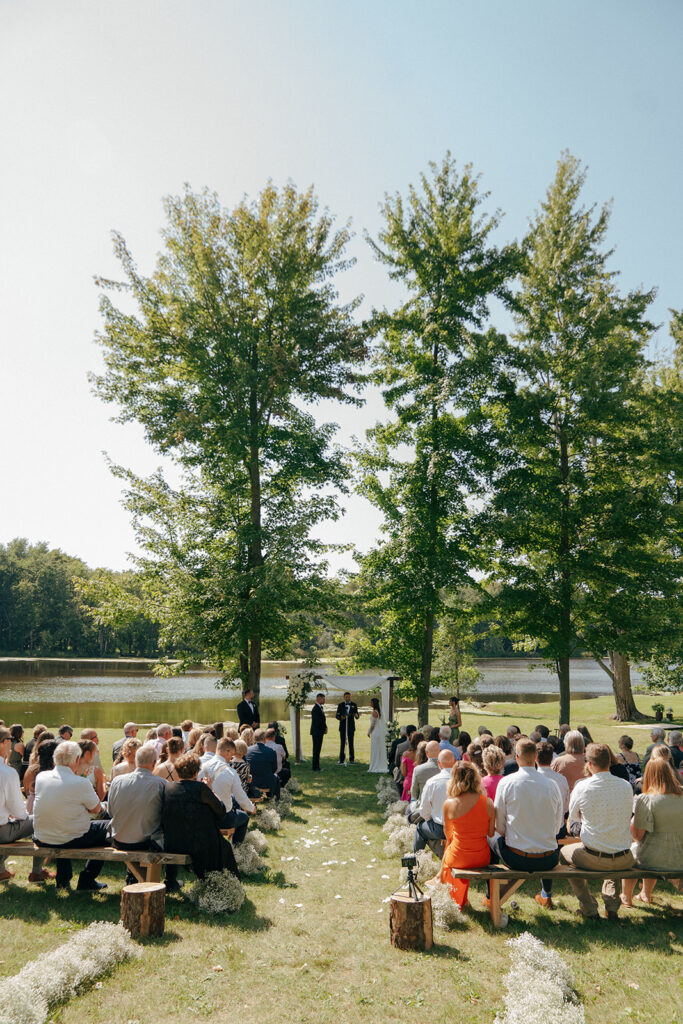 intimate wedding ceremony