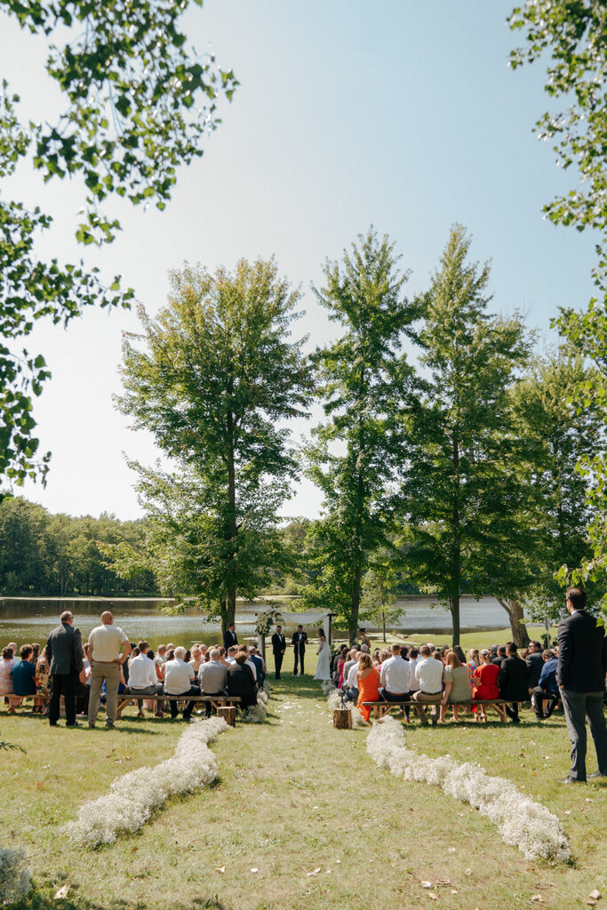 candid wedding in michigan