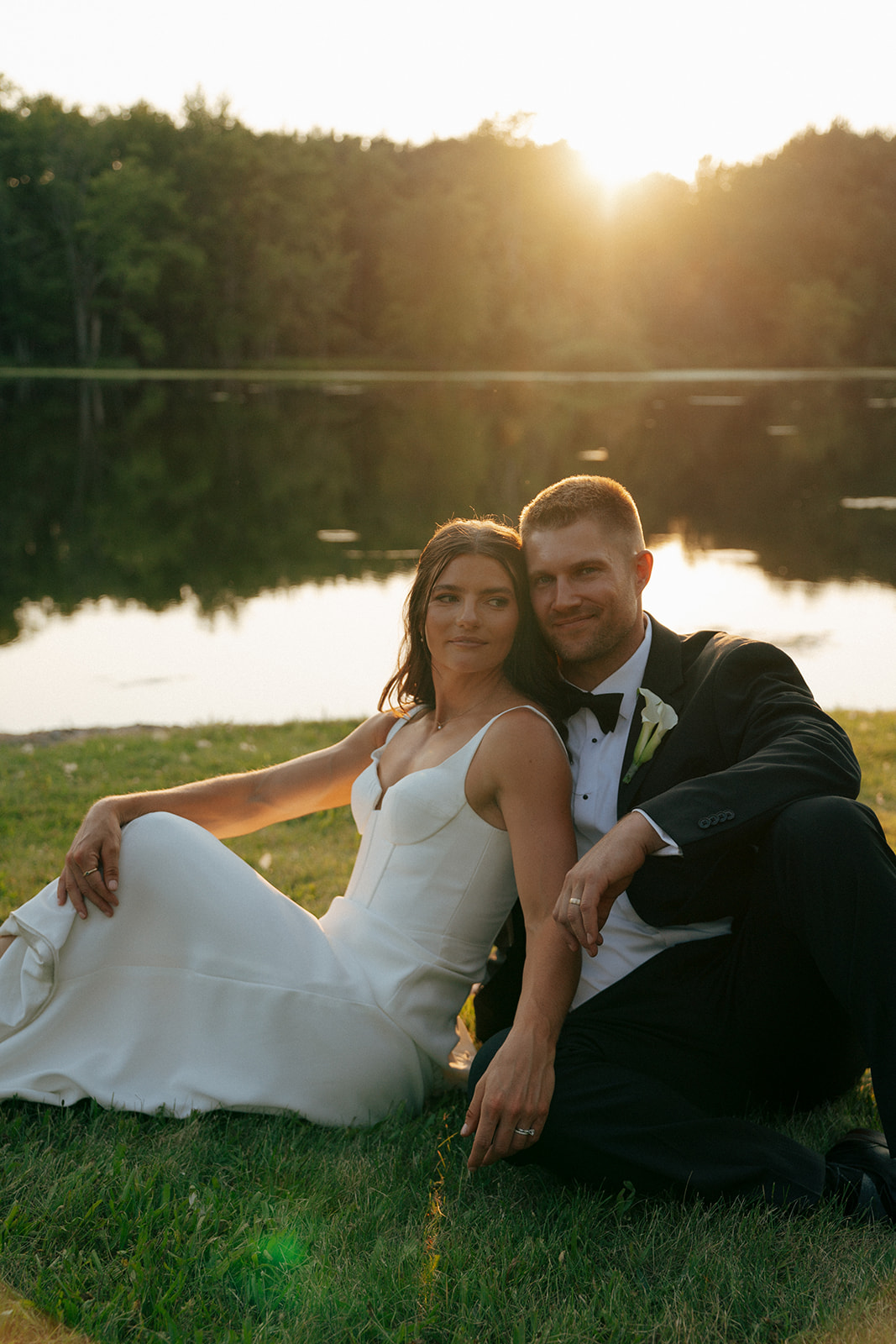 Candid Backyard Wedding in Davison, MI