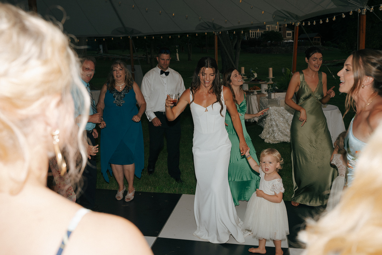 Candid Backyard Wedding in Davison, MI