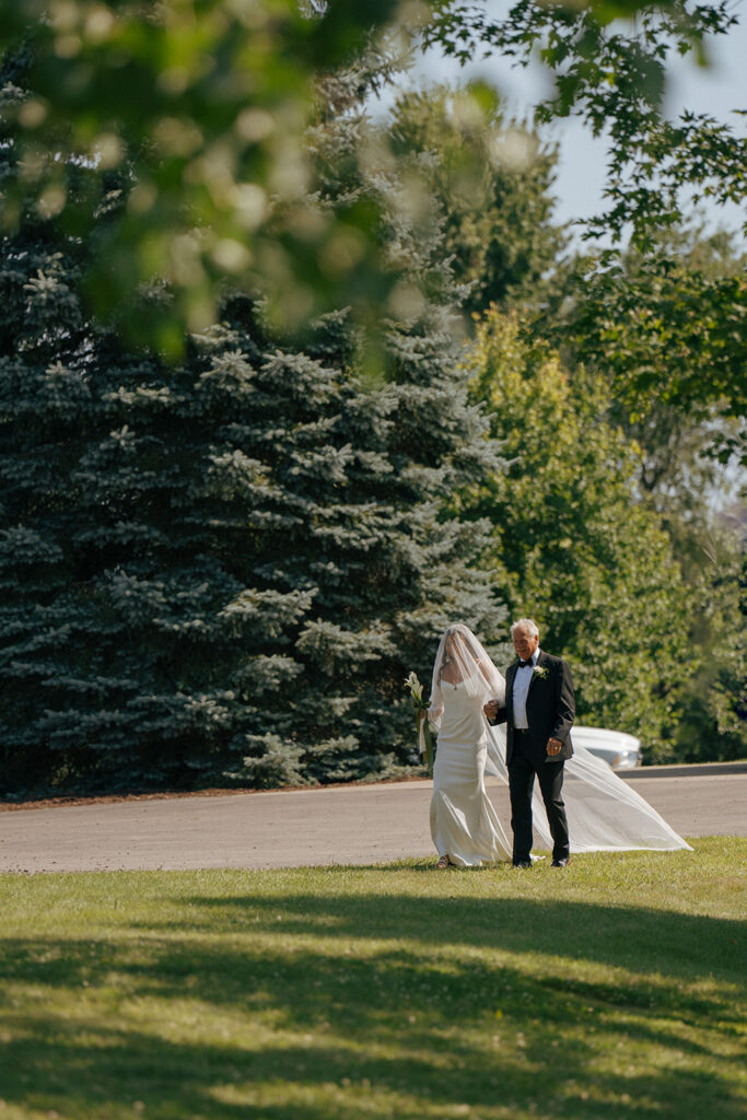 Candid Backyard Wedding in Davison, MI