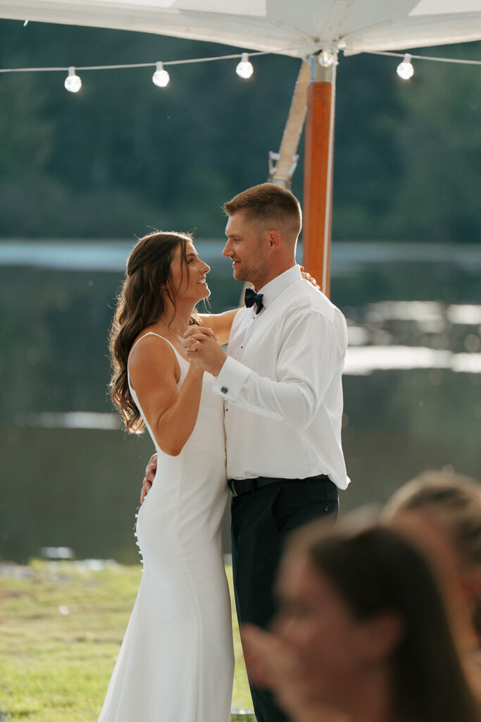 Candid Backyard Wedding in Davison, MI