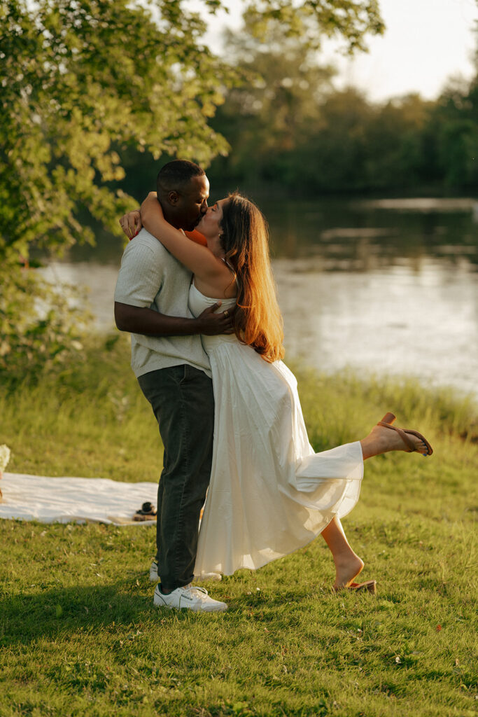 Playful Summer Couple Session in Grand Rapids, MI