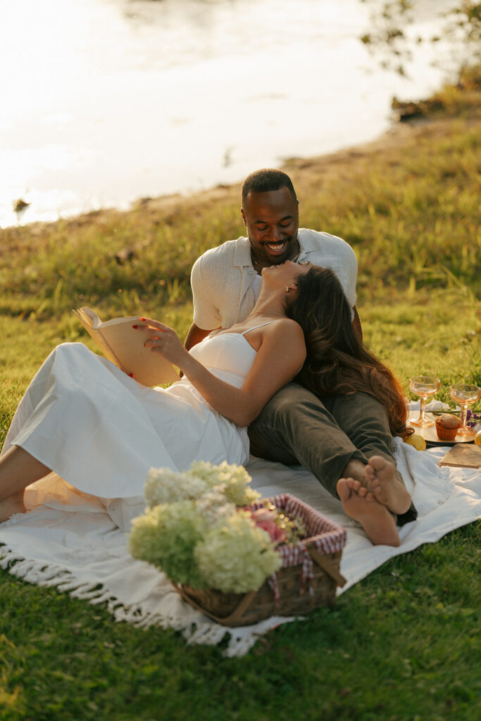 golden hour couples photoshoot