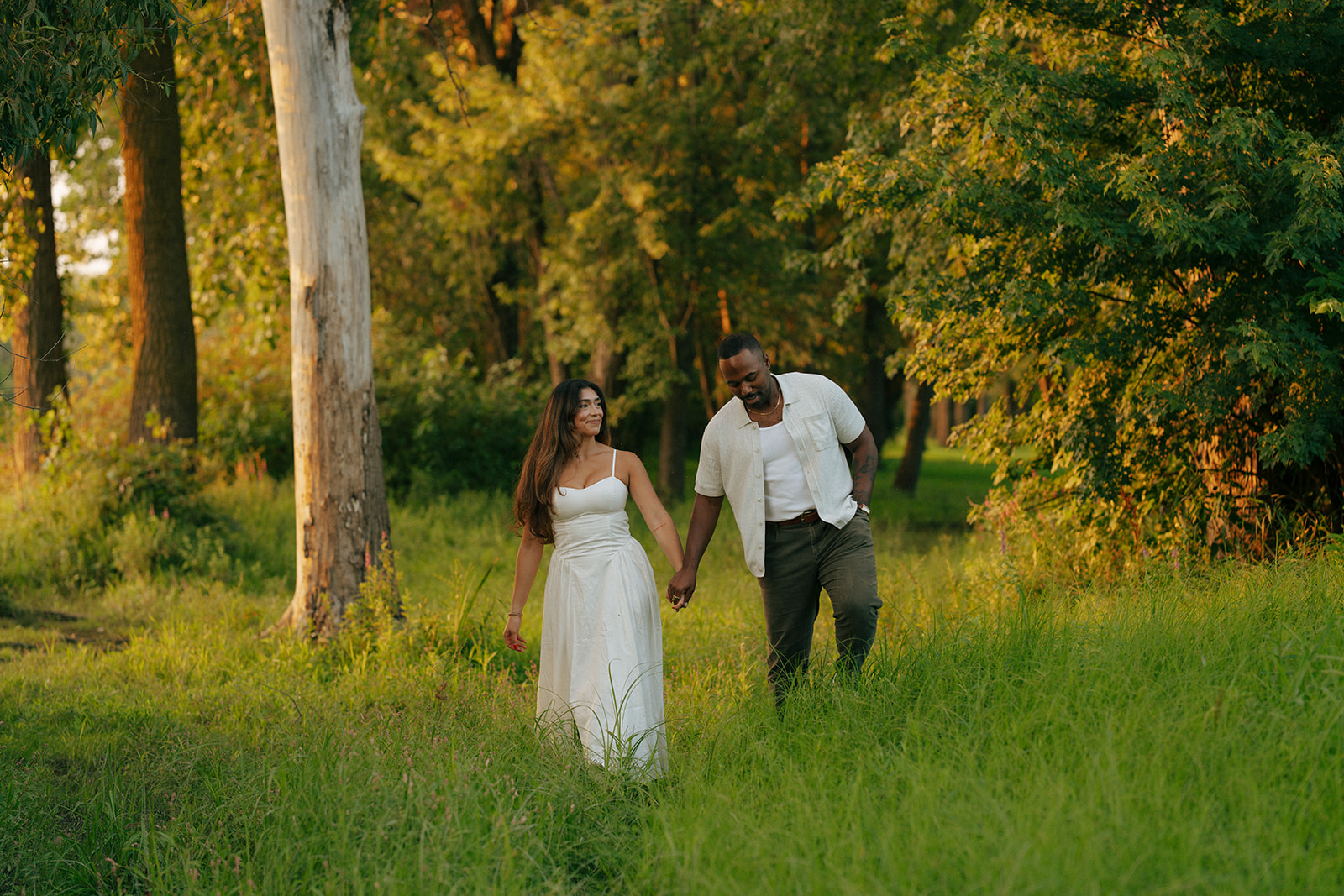 Playful Summer Couple Session in Grand Rapids, MI