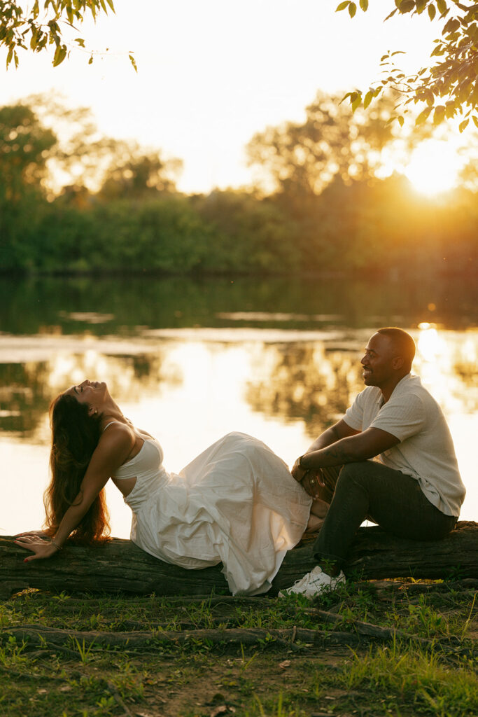 golden hour couples session