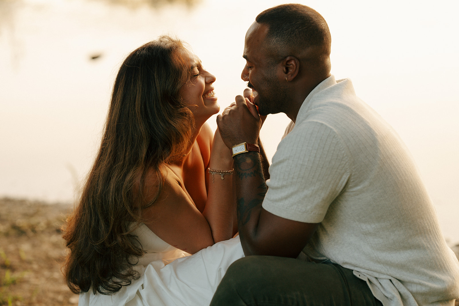 Playful Summer Couple Session in Grand Rapids, MI