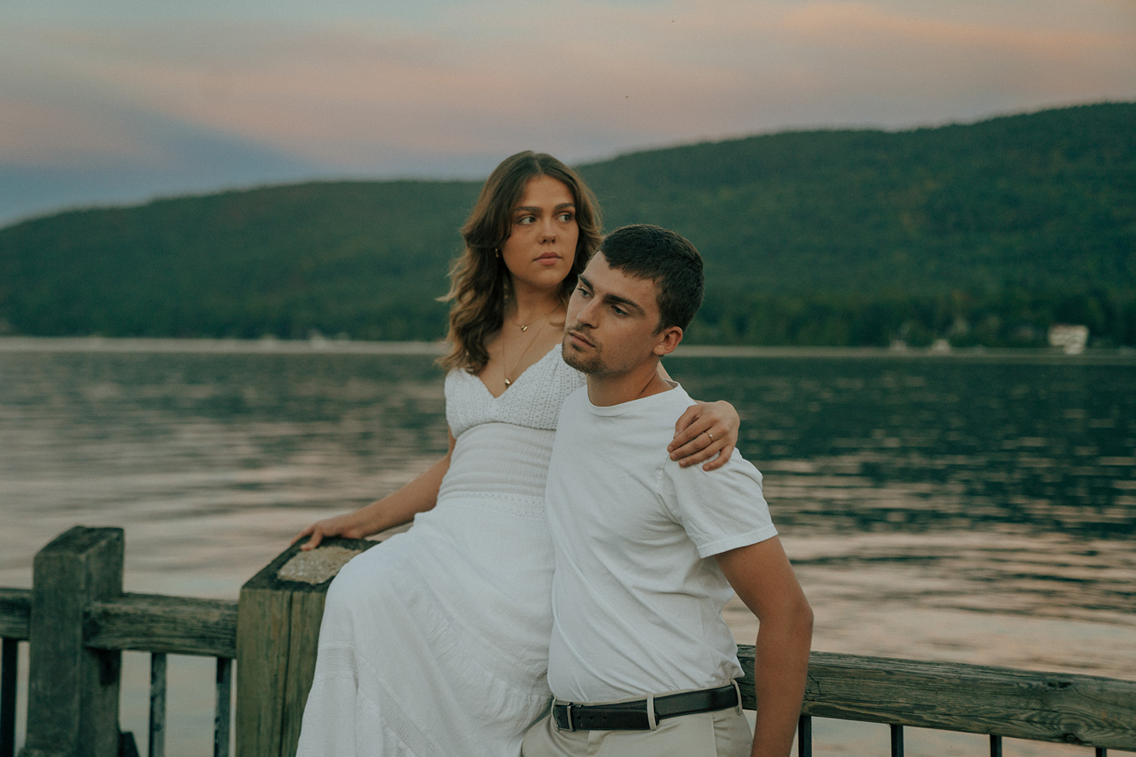 Moody Couples Session at Lake George, NY