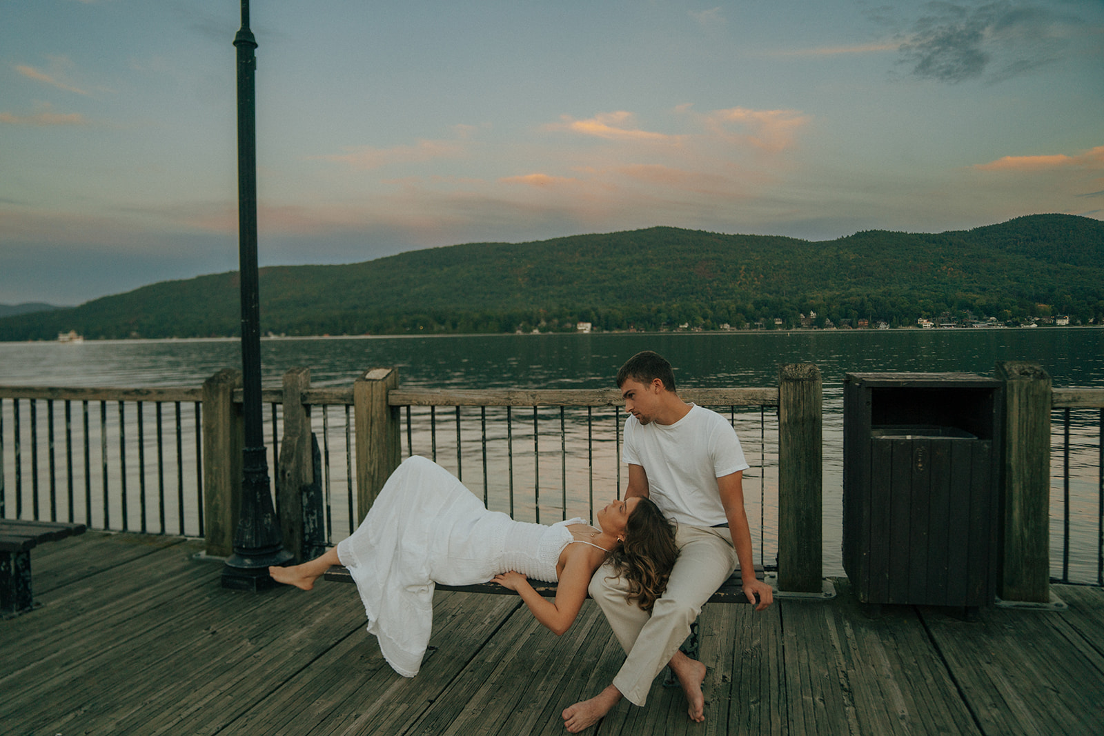 cute couple at their moody couples session