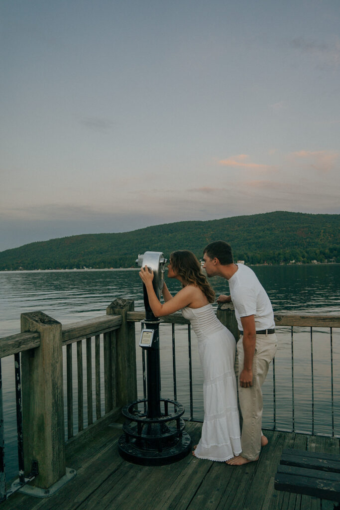 couple having fun during their photoshoot