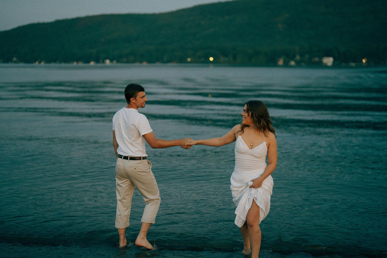 picture of the couple holding hands